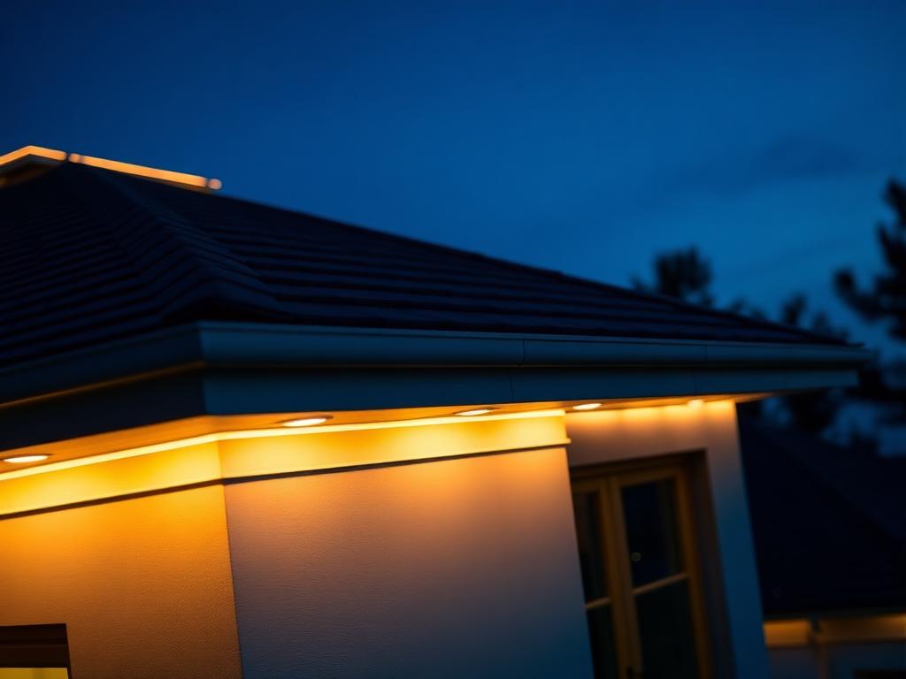 Permanent Roofline Lighting